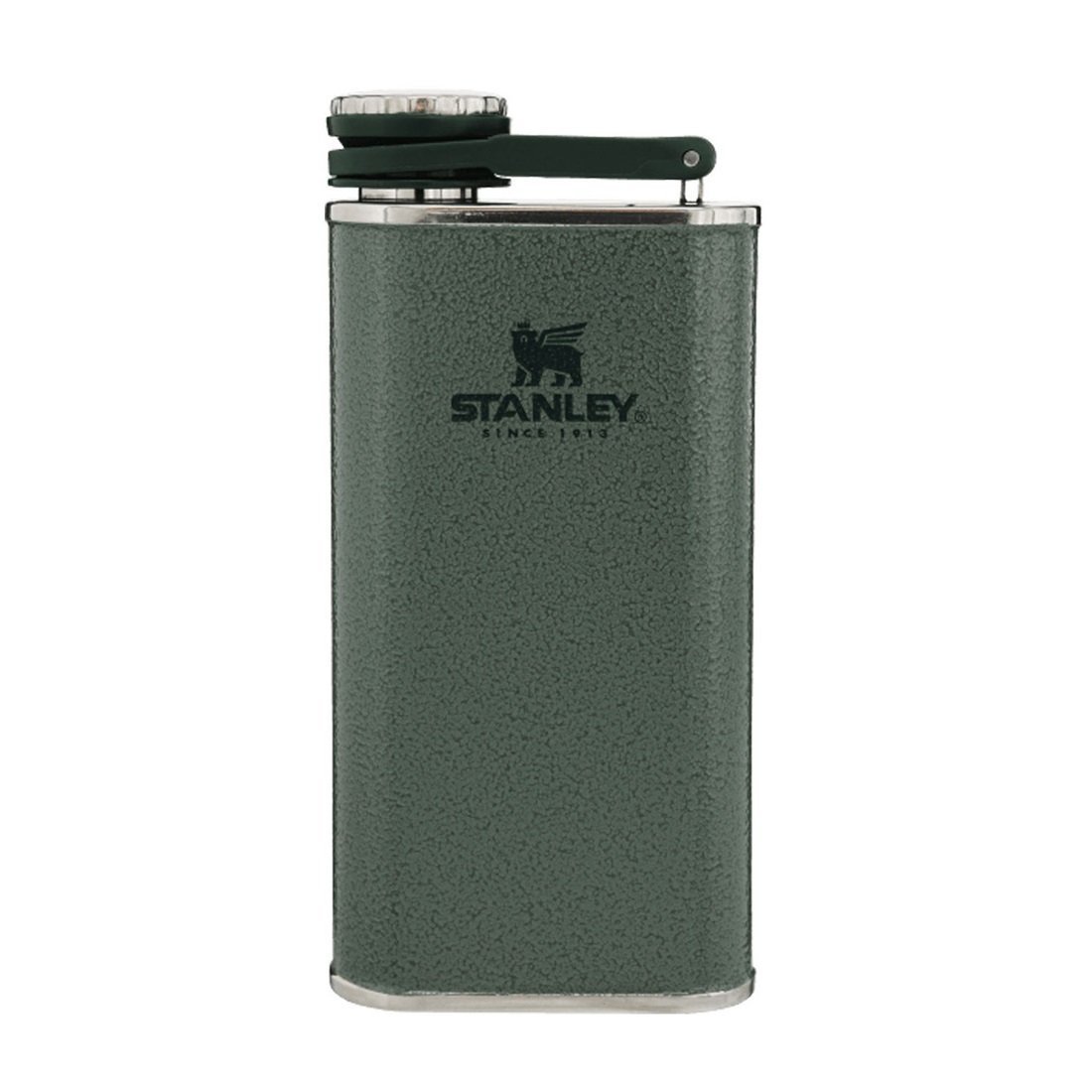 Stanley 0.23L Classic Easy Fill Wide Mouth Flask - Hammertone Green