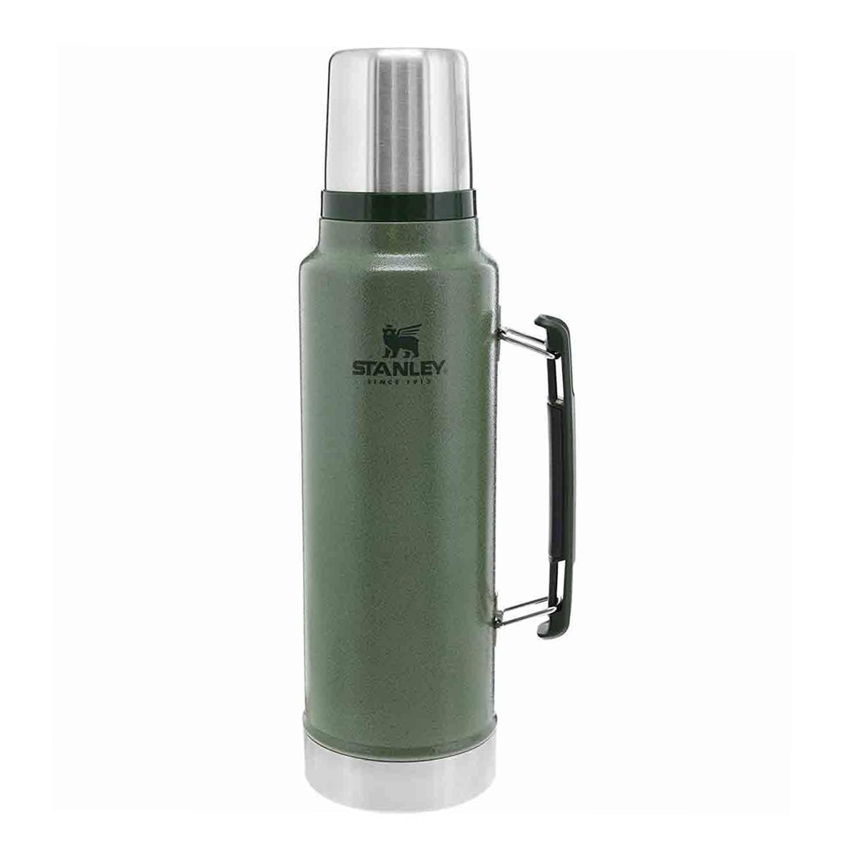 Stanley 1L Classic Legendary Bottle Hammertone Green - Efsane Stanley Termos Yeşil