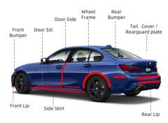 Bagaj Kapı Eşiği Koruyucu Dekor Bandı 1m x 3 cm