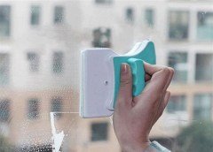 BUFFER® Çift Taraflı Cam Silme Aparatı Manyetik Pencere Temizleyici