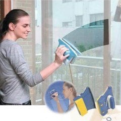 BUFFER® Pratik Mıknatıslı Çift Taraflı Cam Silme Cam Temizleme Silici