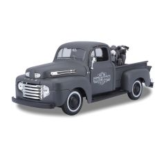 MAY 32185 1948 Ford  F-1 Pickup +1942 WLA Flathead 1:27