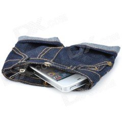 BUFFER® Jean Short Telefon Kılıfı ve Cüzdan