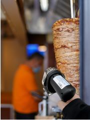 F.Zehr Elektrikli Döner Kesme Makinesi Taco Blenderi 10 cm Kablolu Shawarma Kesici