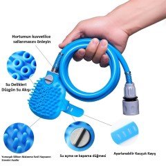 BUFFER® Evcil Hayvan Kedi Köpek Masajlı Pratik Yıkama Banyo Kiti Aleti