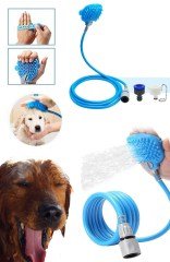BUFFER® Evcil Hayvan Kedi Köpek Masajlı Pratik Yıkama Banyo Kiti Aleti