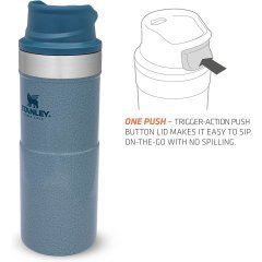 Stanley 0.35L Classic Trigger-Action Travel Mug - Açık Mavi