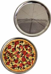 Abant Pizza Tepsi Tava Seti Delikli 28/32/36 cm Paslanmaz Çelik