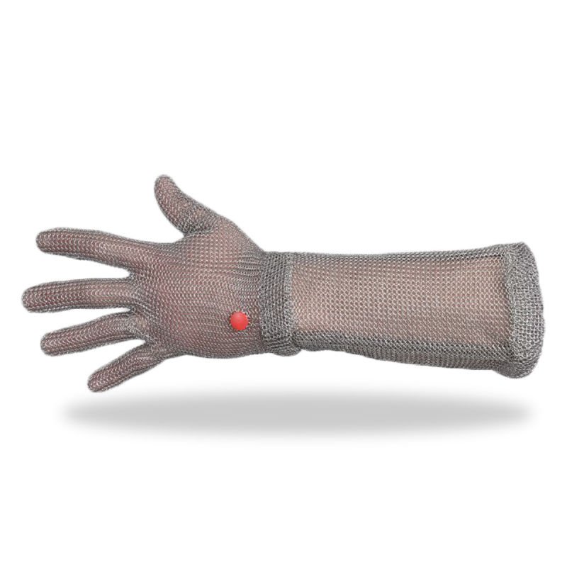Manulatex Kasap Çelik Örgü Eldiven Dirseğe Kadar 19 cm Medium