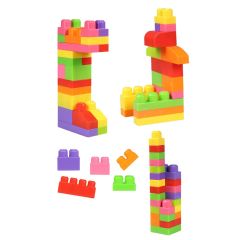 Play Blox Yapı Oyuncakları 56 Parça Çantalı Parlak Renkler Mega Blok Seti 2892