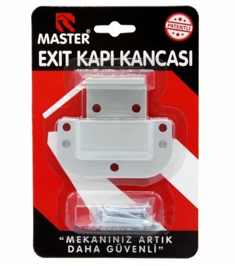 Master Exit Kapı Kancası- Yangın Acil Çıkış Kapıları İçin - Hırsız Koruma Kiti