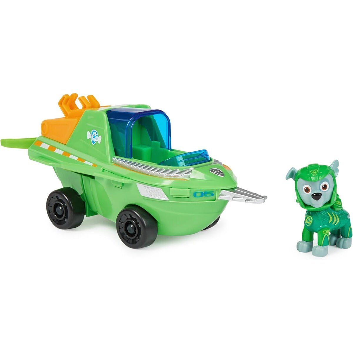 44672 SUN-SPM-FİGÜR SET PAW PATROL AQUA TEMALI ARAÇ ROCKY