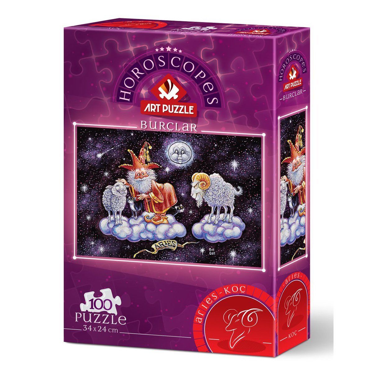 5801 KOÇ BURCU/ ART puzzle 100 parça