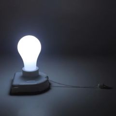 BUFFER® Pratik Pilli Aç Kapa İpli Çek Yak Taşınabilir Led Ampül Lamba