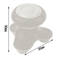 BUFFER® USB Şarjlı Mini Çok Fonksiyonlu Üçgen Şekilli Titreşimli Mini Masaj Aleti