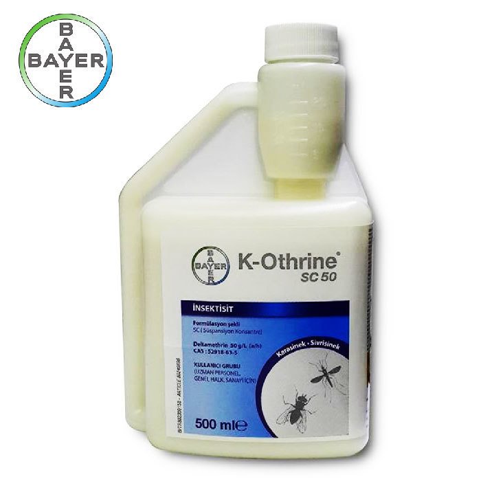 Bayer K-Othrine SC 50 Kalorifer Böceği İlacı 500ml