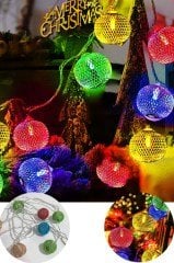 BUFFER® Parti ve Özel Gün Dekorasyonu Top Led Kandil Şeklinde Aydınlatma
