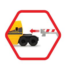 203725005 Dickie Toys, Volvo Yükleyici Kepçe ve Volvo Damperli Kamyon