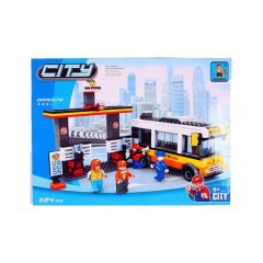 Ausını 324 Parça Gaz Dolum İstasyonu Mini Leego Oyun Seti