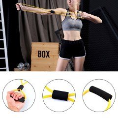 BUFFER® 8 Şeklinde Direnç Bandı Yoga Plates Ve Vücut Geliştirme Egzersiz Bandı