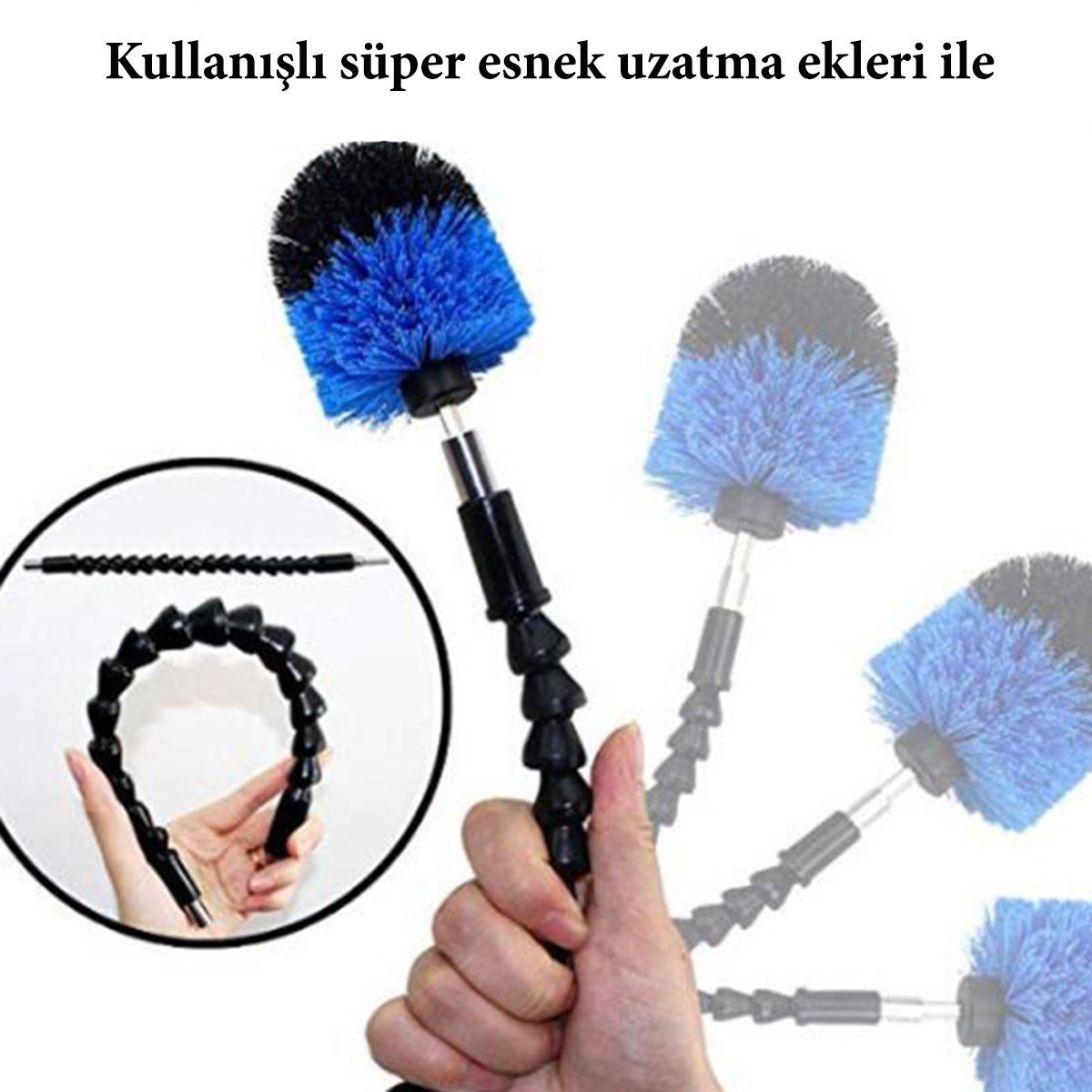 BUFFER® Matkap Ucuna Takılan Temizleme Fırçası (6 Parça)