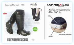 Camminare Çizme Syberian Thermal -50 Siyah No 41