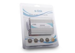 S-link SL-INV2435 350 Watt Solar İnvertör DC24V-AC230V USB 2A İnverter Dönüştürücü 24V to 220V