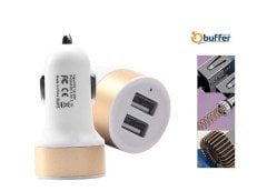 BUFFER® Çift USB Girişli 2.1 Amper Universal Araç  İçi Şarj Adaptörü