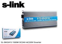 S-link SL-INV2415 1500W DC24V-AC230V İnverter Solar 24V to 220V