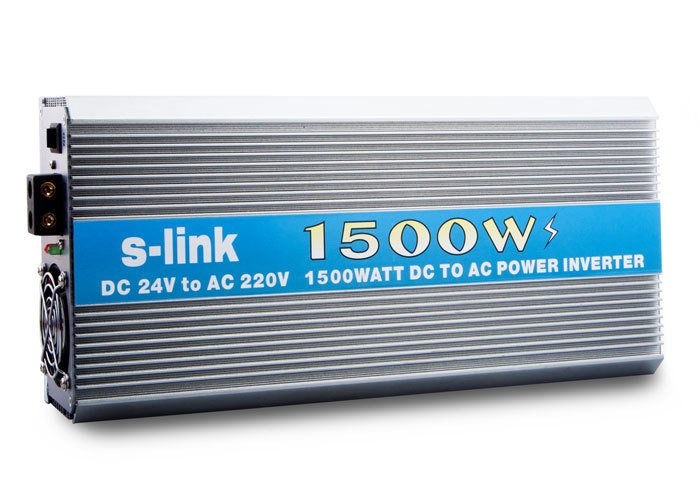 S-link SL-INV2415 1500W DC24V-AC230V İnverter Solar 24V to 220V