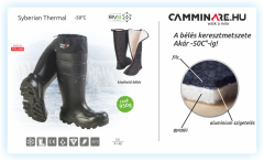 Camminare Çizme Syberian Thermal -50 Siyah No 44