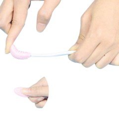 BUFFER® 2 Adet Dudak Fırçası Peeling Etkili Gözenek  Siyah Nokta Temizleyici Akne Giderici Çift Yönlü Fırça