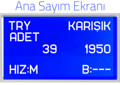 Htm Süper Tiger Sahte Para Yakalama ve Karışık Para Sayma Makinesi