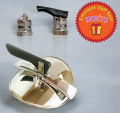 Düdüklü Tencere Kapağı Siyah, Üniversal Paslanmaz Çelik, 3,5-4-5-7-9 LT