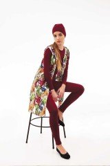Emayo Tam Kapalı Tesettür Mayo Ayhan 5023 Bordo XL