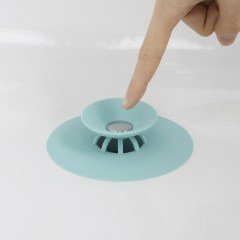 BUFFER® Silikon Malzeme Banyo Mutfak Gider Evye Lavabo İçine Çöp Tıpası Kaydırmaz Süzgeç Çeşitleri Modelleri