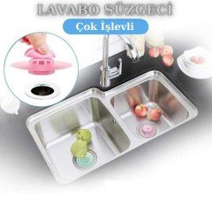 BUFFER® Silikon Malzeme Banyo Mutfak Gider Evye Lavabo İçine Çöp Tıpası Kaydırmaz Süzgeç Çeşitleri Modelleri