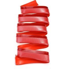 BUFFER® Kırmızı Renkli 2,5 Metre Araba Oto Ön Tampon Koruyucu Kauçuk Pratik Tampon Şerit Bant Döşeme Kiti