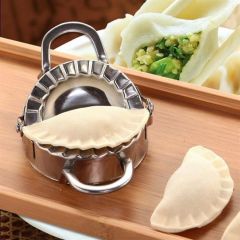 BUFFER® Paslanmaz Çelik Çiğ Börek Poğaça Mantı Köfte Milföy Kurabiye Hamur Kalıbı Kapatıcı Seti 2li