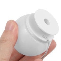 BUFFER® Nostalji Hollywood Tarzı 10lu Makyaj Masası Aynası Beyaz Led Işıklı Lamba USB