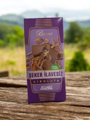 Buono Sütlü Diyabetik Çikolata 100 gr Şekersiz (Stevyalı)