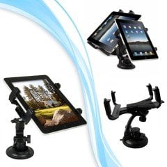 BUFFER® Universal Araç Koltuk Arkası iPad Galaxy Tab Uyumlu Tablet Tutucu