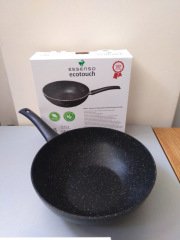 Essenso Granit Döküm Wok Tava 28 cm Ecotouch