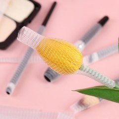 BUFFER® Makyaj Far Allık Kontür Eyeliner Fırça Malzemeleri Ürünleri Koruyucu File Kapak Örgü Kılıf Set 20li