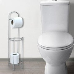 BUFFER® Yedekli Krom Ayaklı Wc Kağıtlık