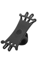 BUFFER® Universal Bisiklet Motosiklet Çocuk Arabası Silikon 360 Derece Telefon Tutucu Tüm Modellerle Uyumlu