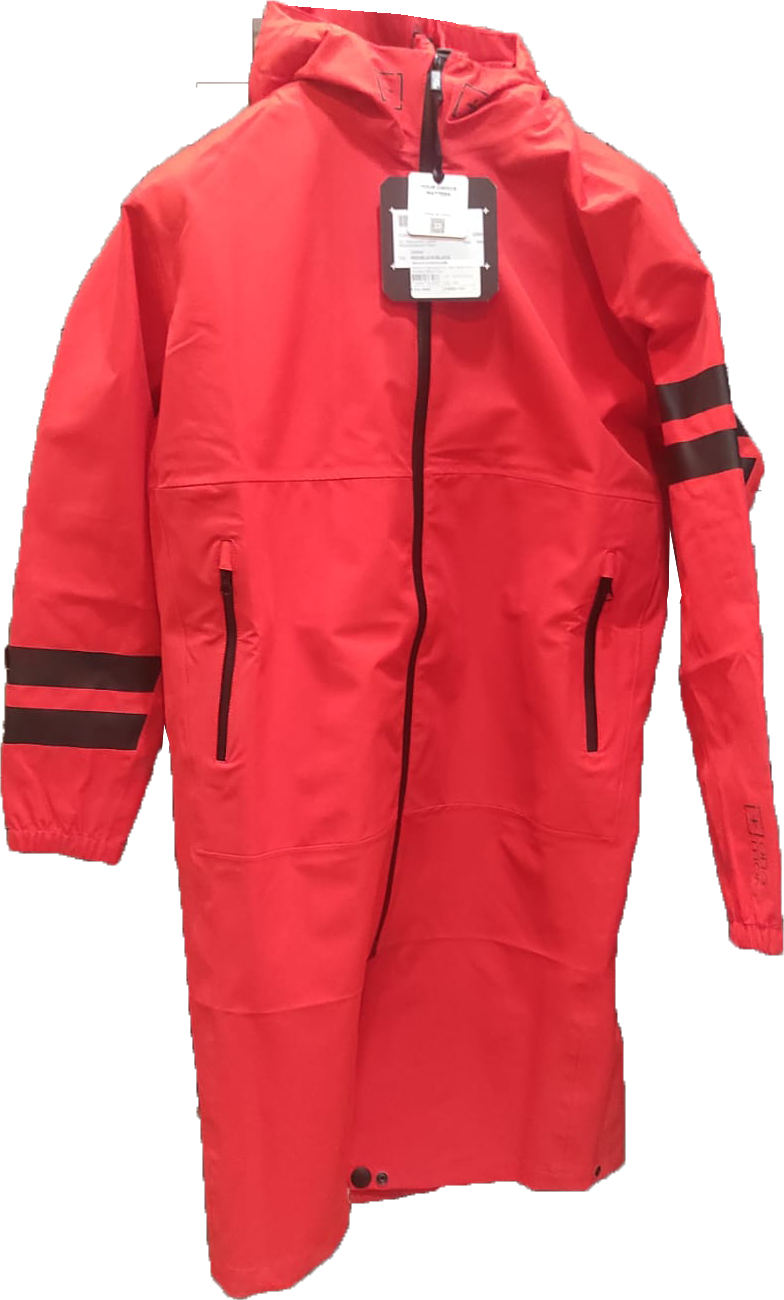 Onemore Yağmurluk 301 - Rain Jacket Junior Red/Black/Black Toray