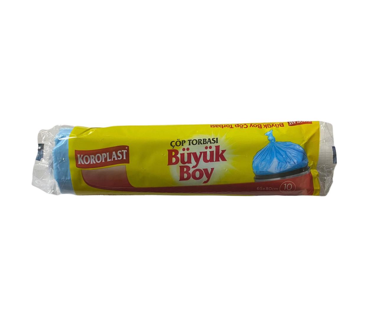 Koroplast Büyük Boy Çöp Torbası 65x80cm 10lu