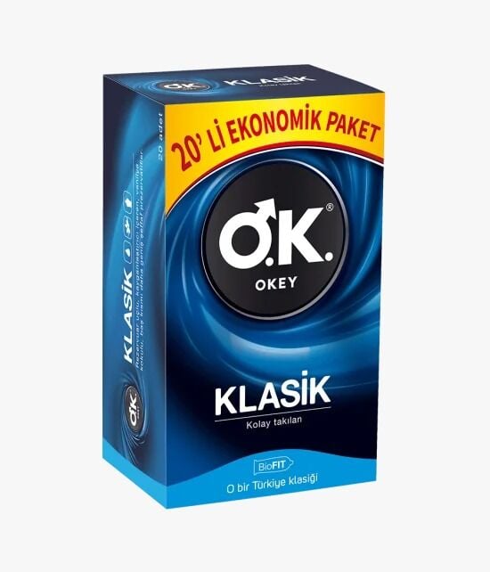 Okey Prezervatif Klasik  20'li Ekonomik Paket