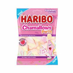 Haribo Chamallows Party Çilek Aromalı Marshmallow 70 Gr